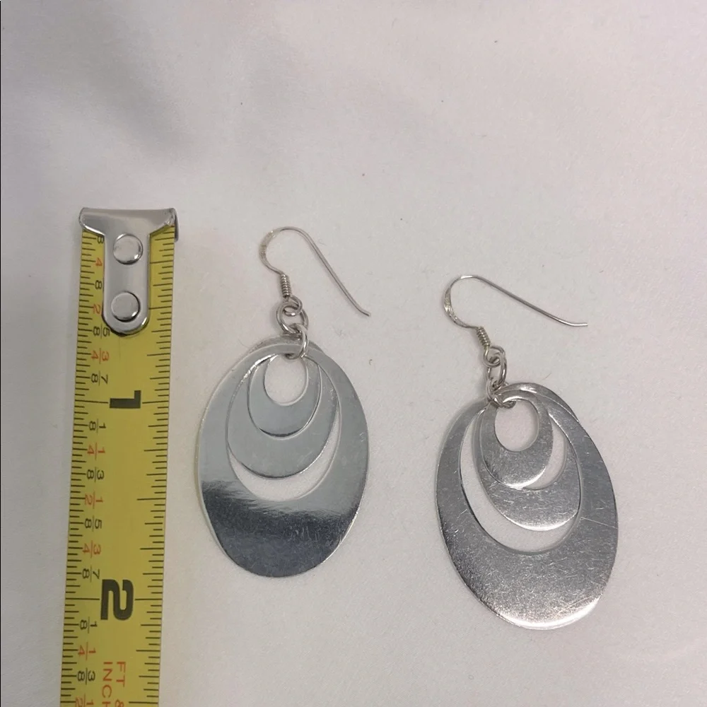 Elegant Silver Dangle Earrings